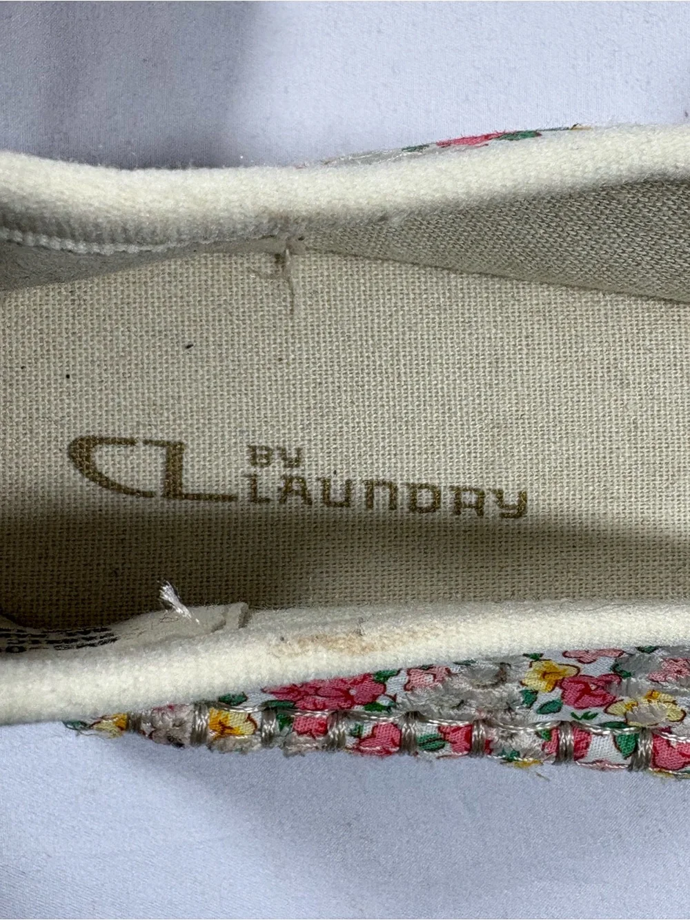 CL By Chinese Laundry Women's Floral Cottage Mary Jane Espadrille Flats Sz 11M